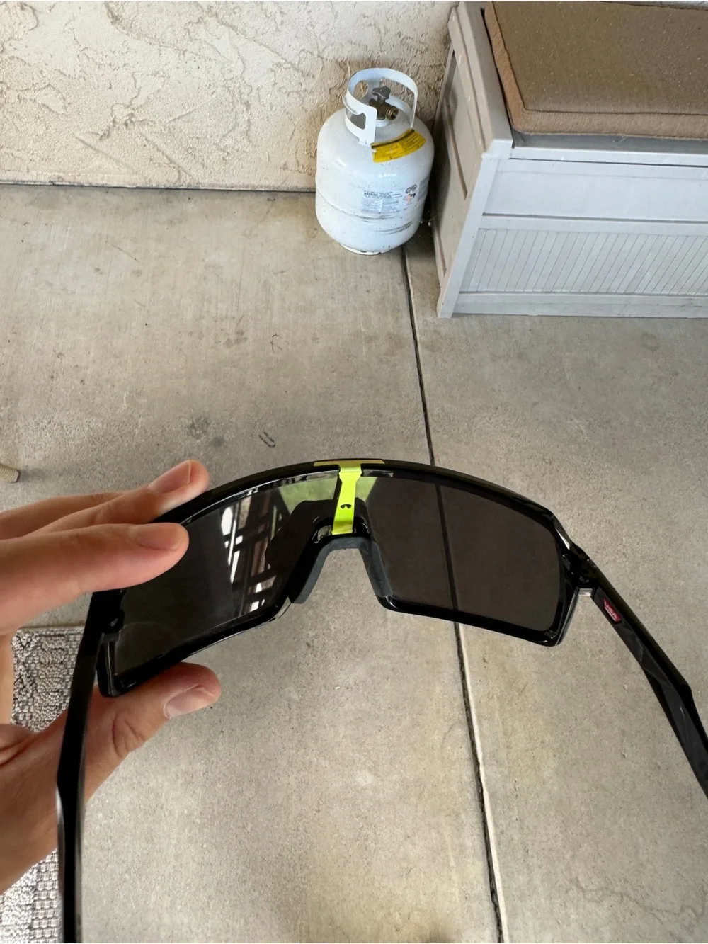 Oakley SUTRO Shield Sunglasses Black Frame Prizm Jade Mirrored Lens
